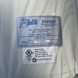 Atlas Sound FAP82T Speakers - Brand New