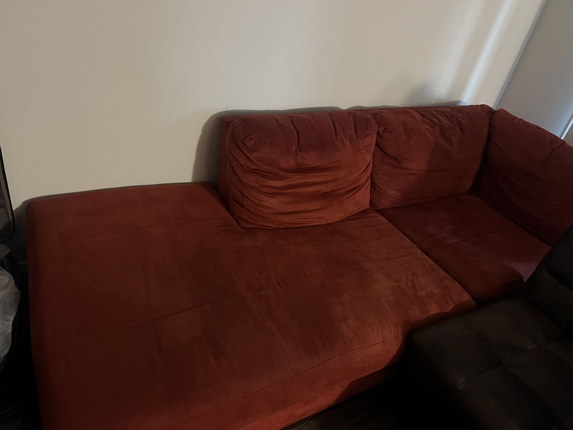 Red couch