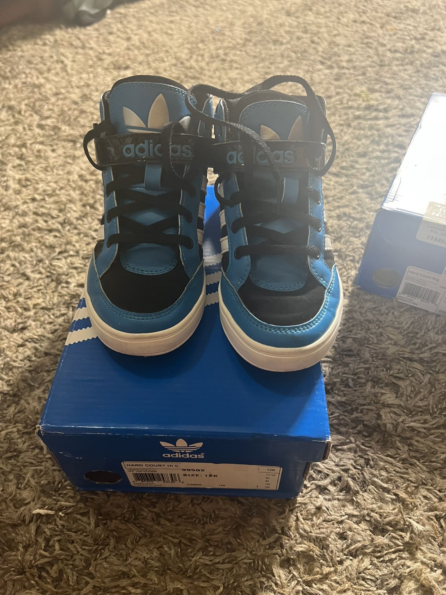 12C Boys Adidas Hard Court Shoes 