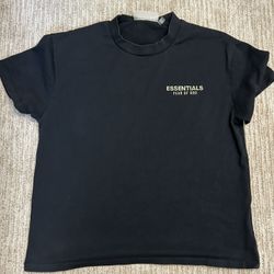 Essentials Fear Of God Shirt Yellow And Black