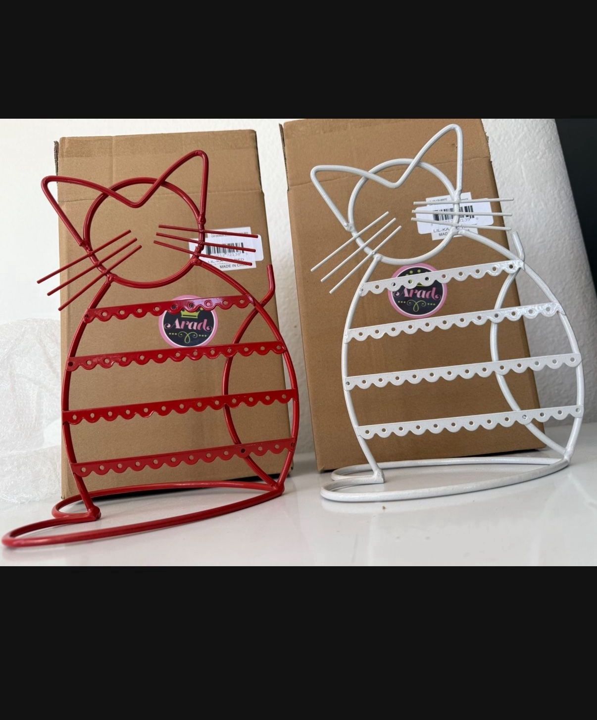 Cute Kitten Earring Holder