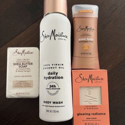 Shea Moisture Daily Hydration Coconut Oil Body Wash, Soap Bars & Deodorant