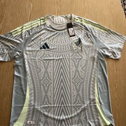 Adidas Mexico Authentic 2024 Soccer Jersey Mens 2XL IP6385 Green New Slim Fit