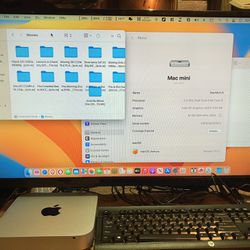 Mac Mini 2012 With 32” Tv Monitor Complete With Keyboard And Mouse