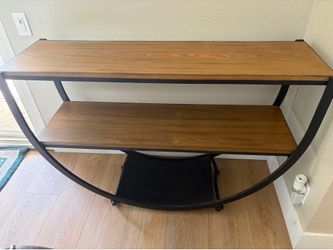 Long Side table with two shelves