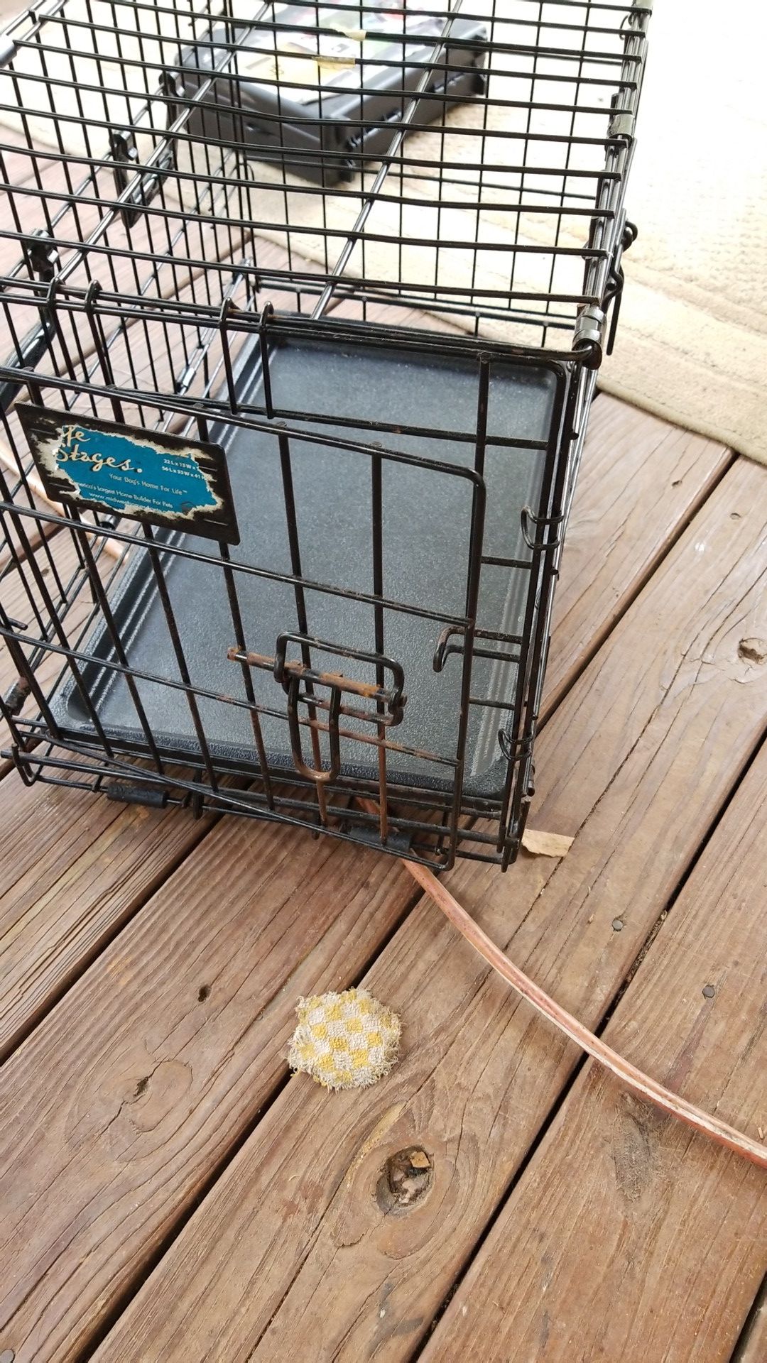 Small dog cage
