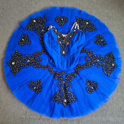 Blue Black Professional Tutu Costume Grand Pa Classique Medora