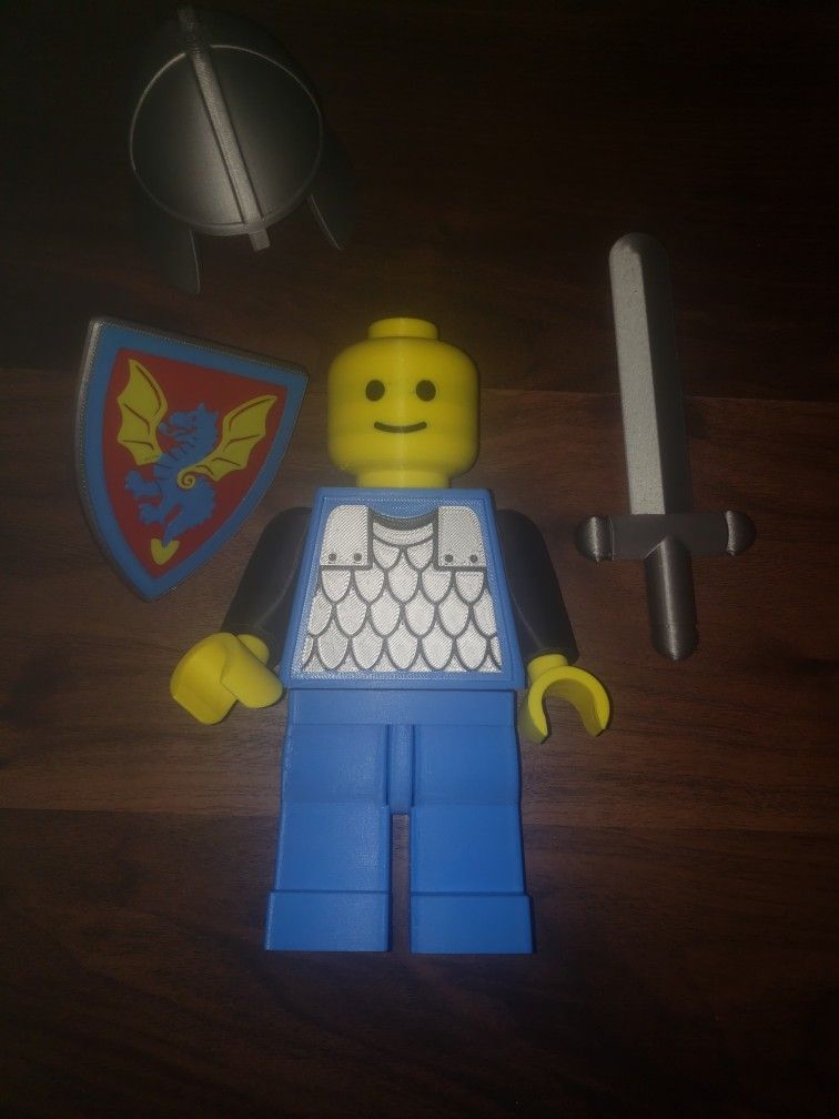 3d printed lego mega mini figure