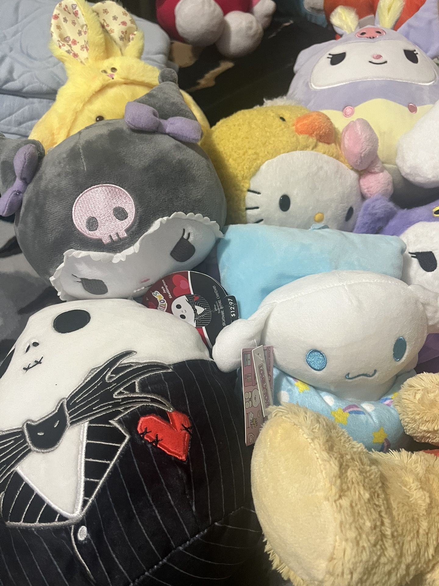 Sanrio and Disney plushies