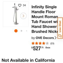 Brand New Ove Stand Faucet. New 🆕 In Box