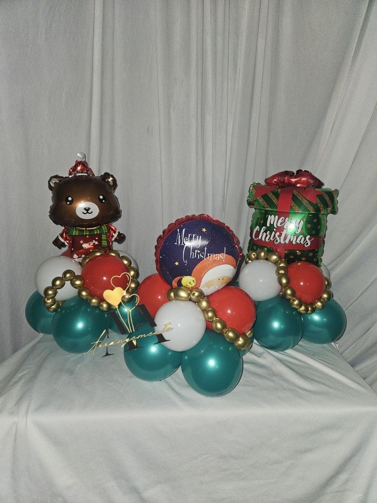 Christmas Centerpieces Balloons 