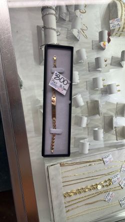 14k Tri-Color ID Bracelet 8.7 Grams 7inches