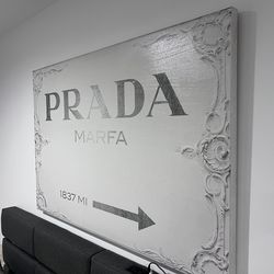 Prada wall canvas print
