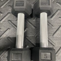 5 Pound REP Fitness Dumbbells Pair.