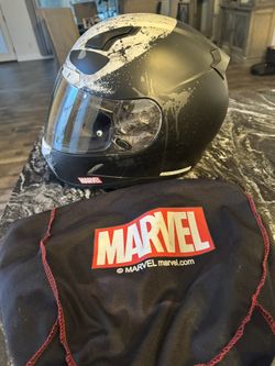 Marvel Punisher HJC CL-17 Full Face Motorcycle Helmet
