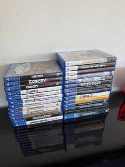 Large Video Game Console and Game Lot OBO
