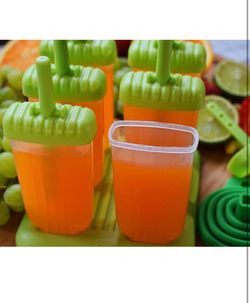 Popsicle Molds with Lids, One Size, Green
