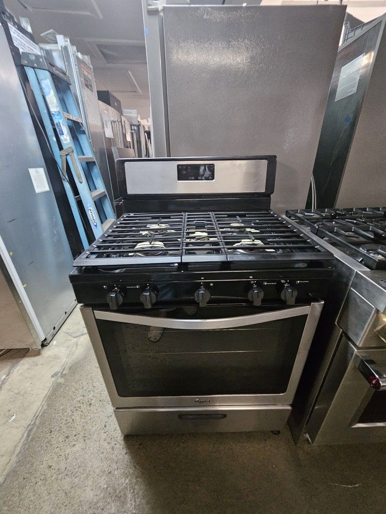 Whirlpool 5 Burner Stainless Steel Stove