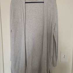 Womens Gap Long Sleeve Cardigan Grey Size M