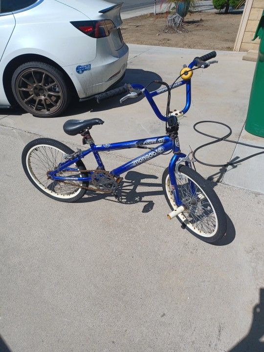 Blue Mongoose Bike Used Has Some Rust