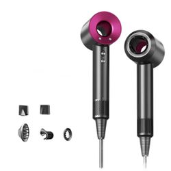 Dyson Supersonic 1600W Standard Hair Dryer - Gray/Pink