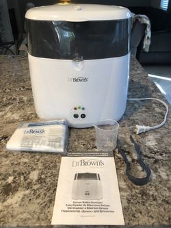 Dr. Brown's Deluxe Bottle Sterilizer & Microwave Steam Sterilizer Bags