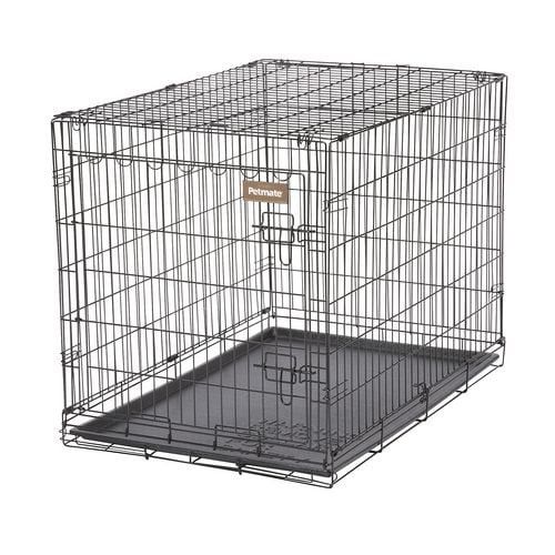 Petmate 1-Door ProValu Wire Dog Crate — Large — With Removable Tray