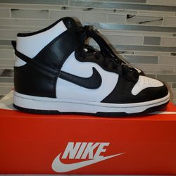 Nike Panda Dunk High.  Size 9.5 Men's 