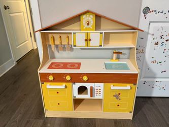 ROBUD Wooden Play Kitchen Set