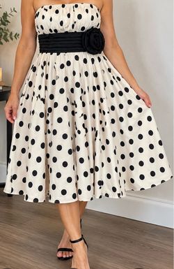 Halloween Costume Retro Polka Dot Dress Size L – 50s Style