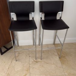 Leather Bar Stools 