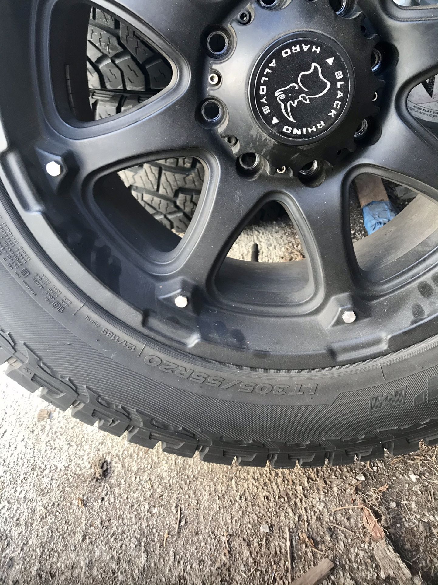 20” Black Rhino Glamis / Hankook Tires