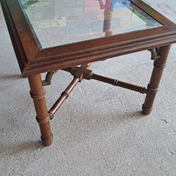 Glass End Table