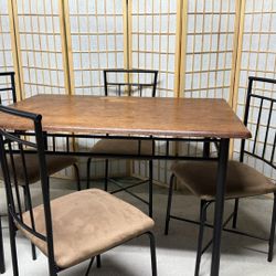 Dining Table With Four Chairs