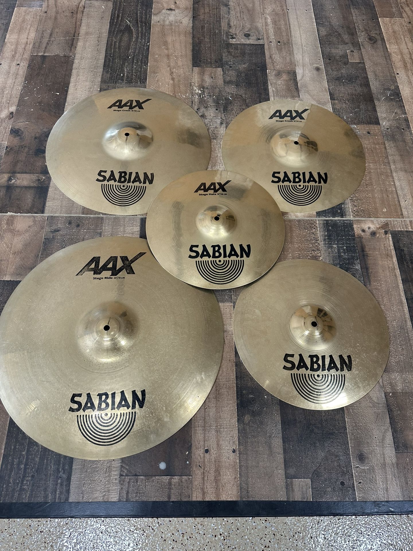 Sabian AAX Stage Cymbal Pack - Excellent!
