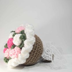 Handmade Crochet Flower Bouquet