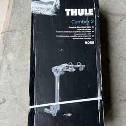 Thule Camber 2, Hanging Bike Hitch Rack 9058, 1-1/4"- 2" Receiver, Up to 2 Bikes