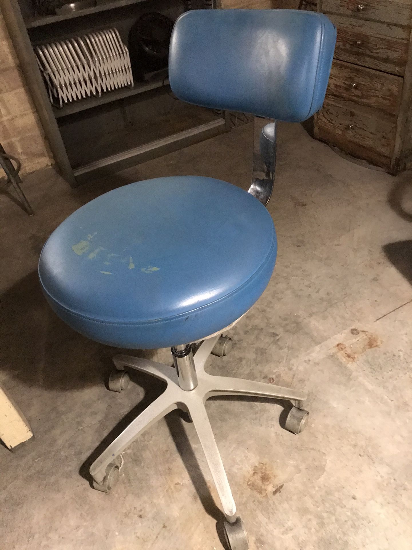 Office desk chair adjustable vintage industrial