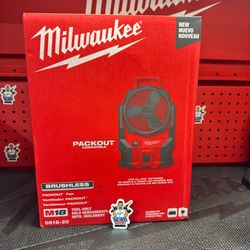 Milwaukee M18 18-Volt Lithium-Ion Brushless Cordless PACKOUT Jobsite Fan (Tool-Only)