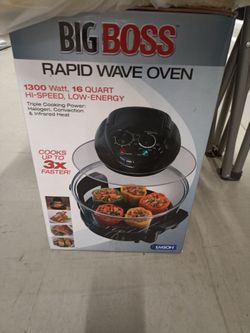 B BOSS rapid Wave oven