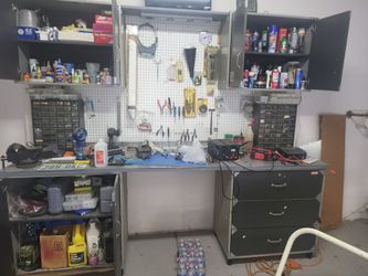 Shelf with everything in it Must Go!!! ASAP !!!