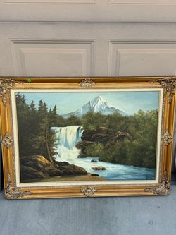 Oil art paining large