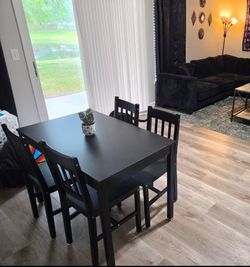 Dining table plus chairs