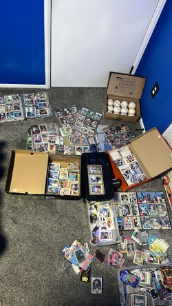 Thousands of old Football, Baseball, Basketball Cards