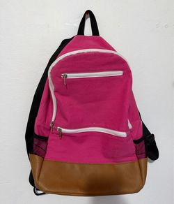 DIADORA PINK SPORTS CANVAS BACKPACK