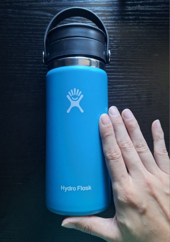 Blue Hydro Flask 16oz