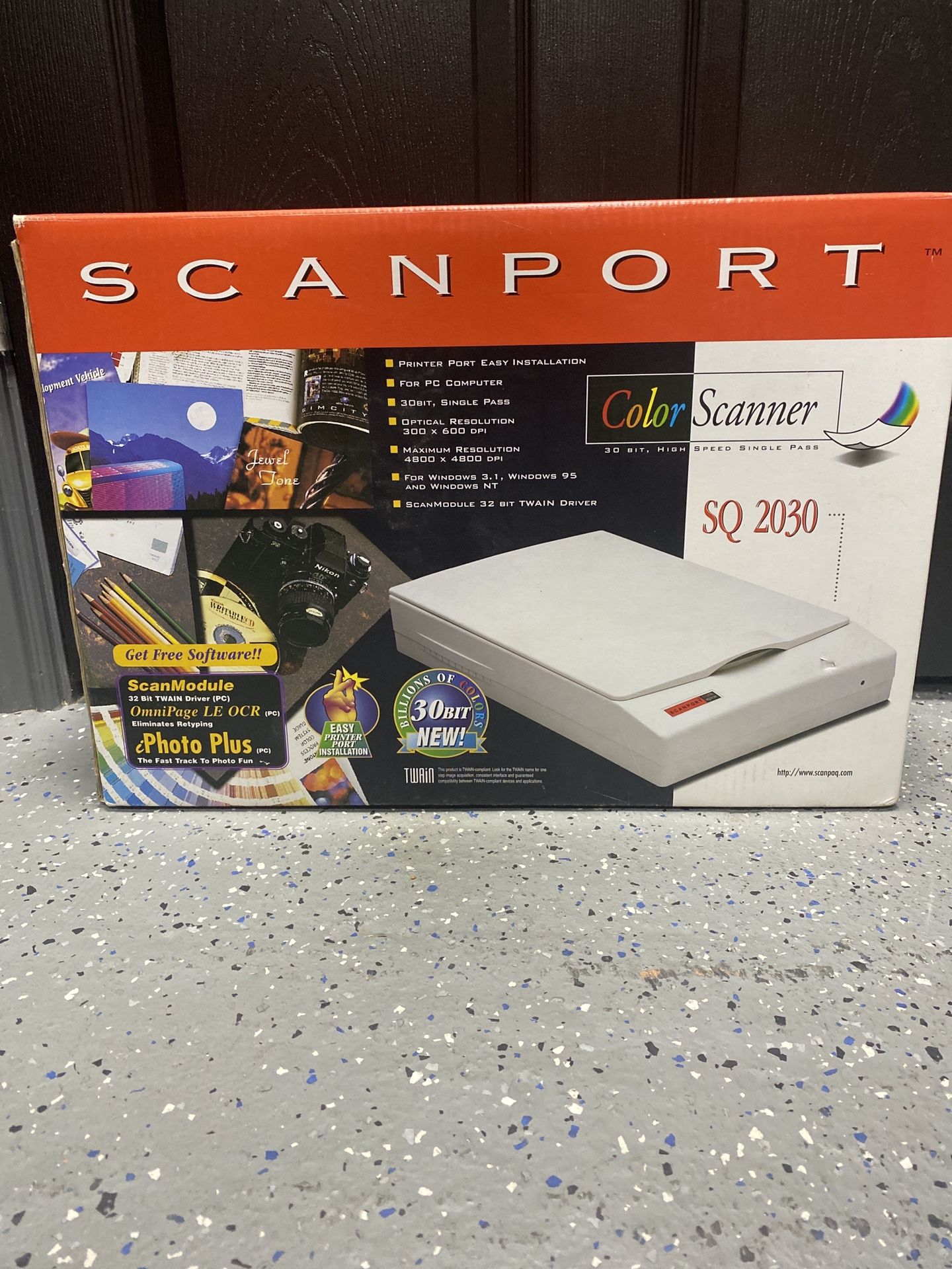 Vintage Scanport SQ 2030 Color Scanner
