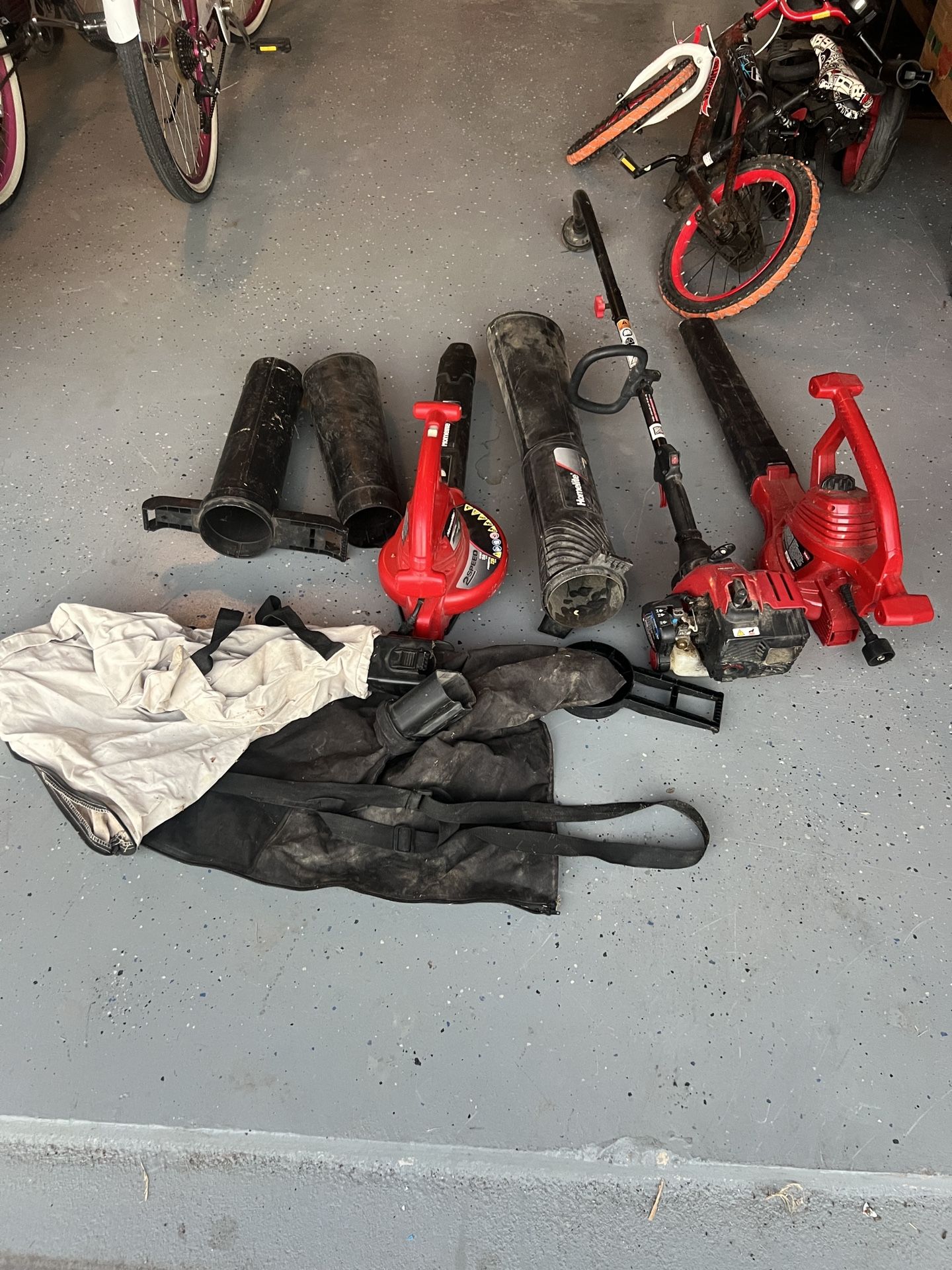 2 Leaf Blowers And Weed Eater