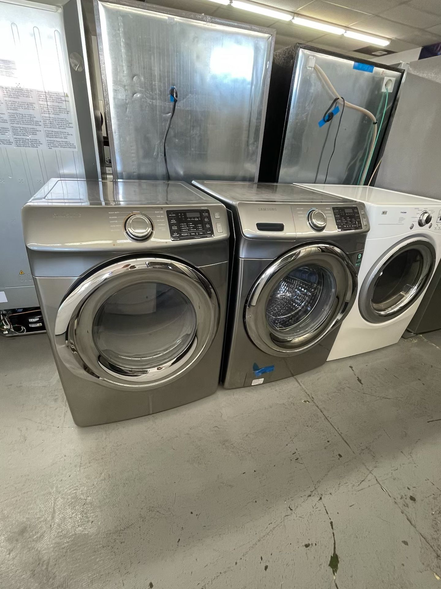 Used Samsung Set Washer And Dryer Gas / 3 Months Warranty