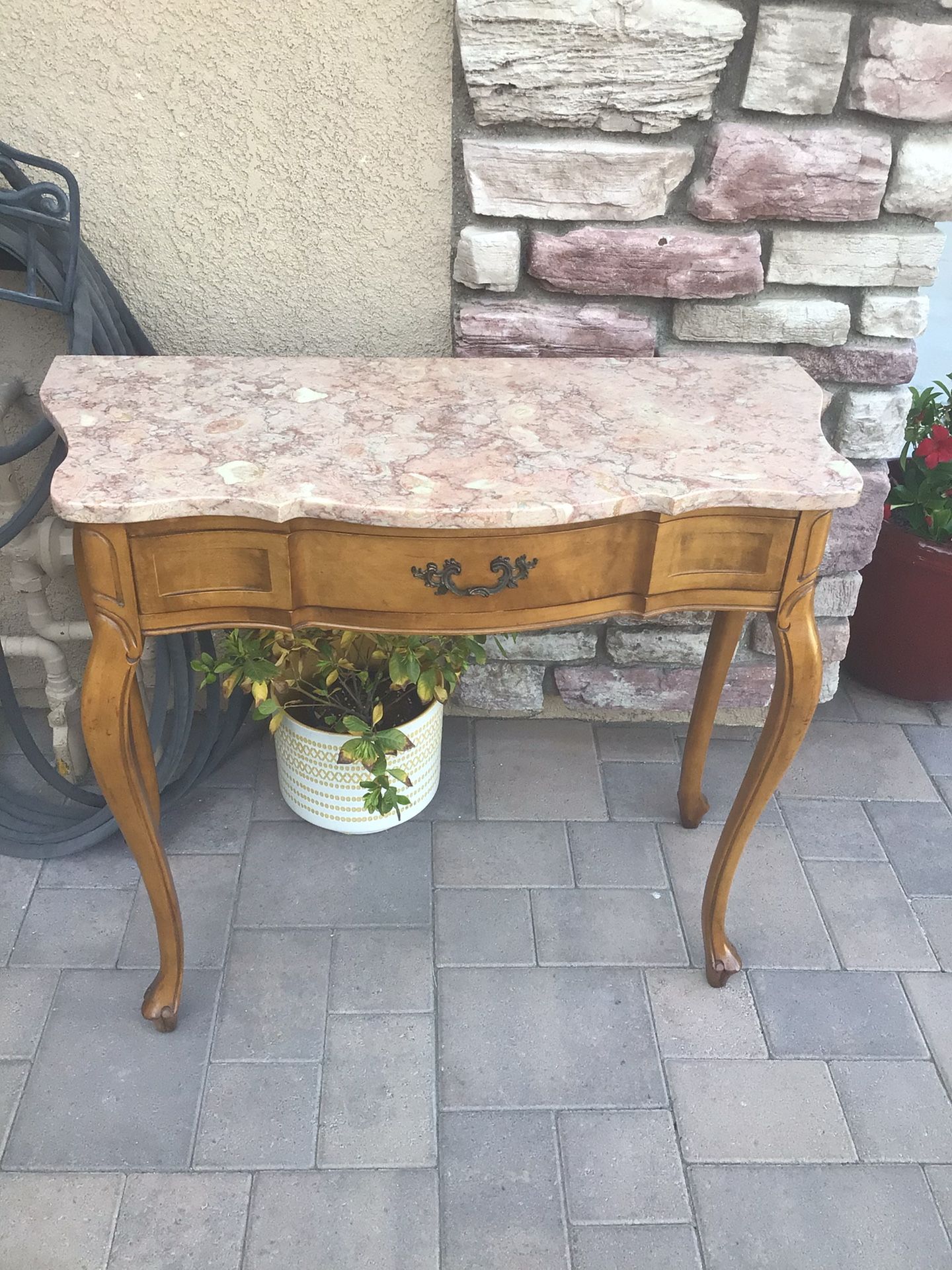 Vintage Marble top Table